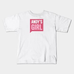 Andy's Girl Show Logo Kids T-Shirt